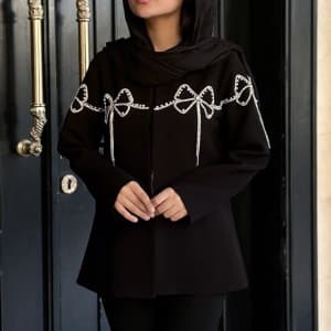 کت زنانه مدل پرنس نقره‌ای
