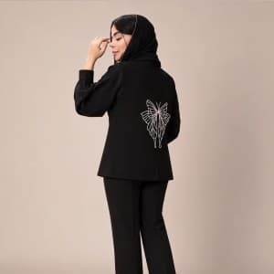 وست  زنانه مدل پروانه پشت