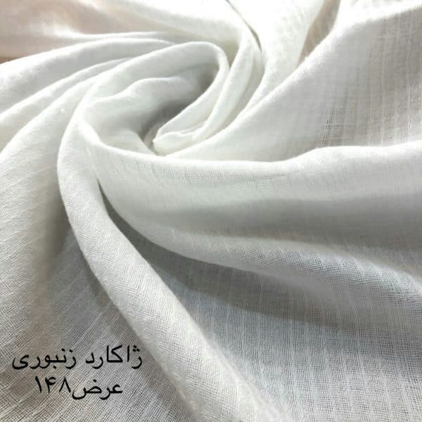 پارچه مخصوص شال و روسری ژاکارد زنبوری - تصویر 1