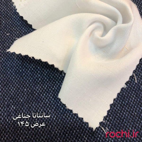 پارچه خام شال و روسری سانتانا جناغی - تصویر 1