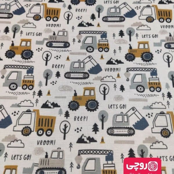 پارچه عمده پنبه فیلامنت چاپ دیجیتال - تصویر 2