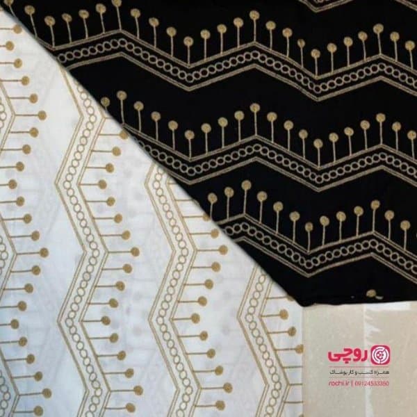 پارچه عمده ابرو بادی خامه دوزی شده - تصویر 6