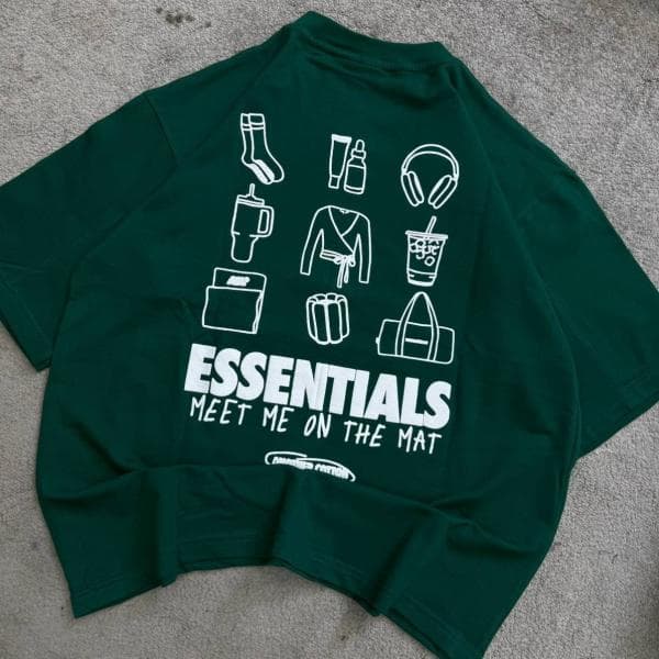 تیشرت دو نخ چاپی ESSENTIALS - تصویر 4